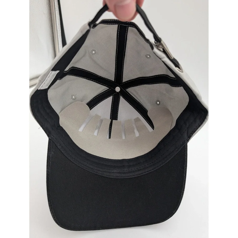 ConocoPhillips Logo Hat Mens Gray Black Red Adjustable Cotton Baseball Cap